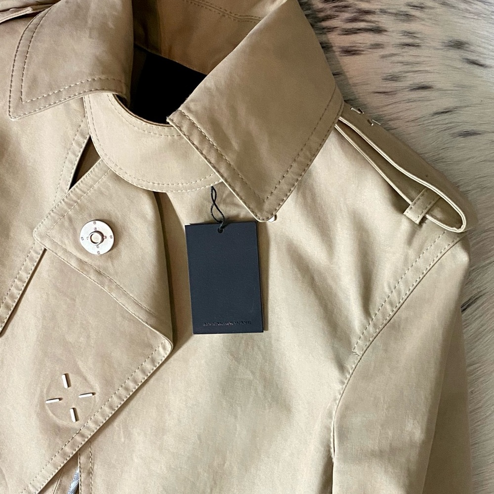 Alexander Wang Beige and Gray Trench Coat - Picture 9 of 16
